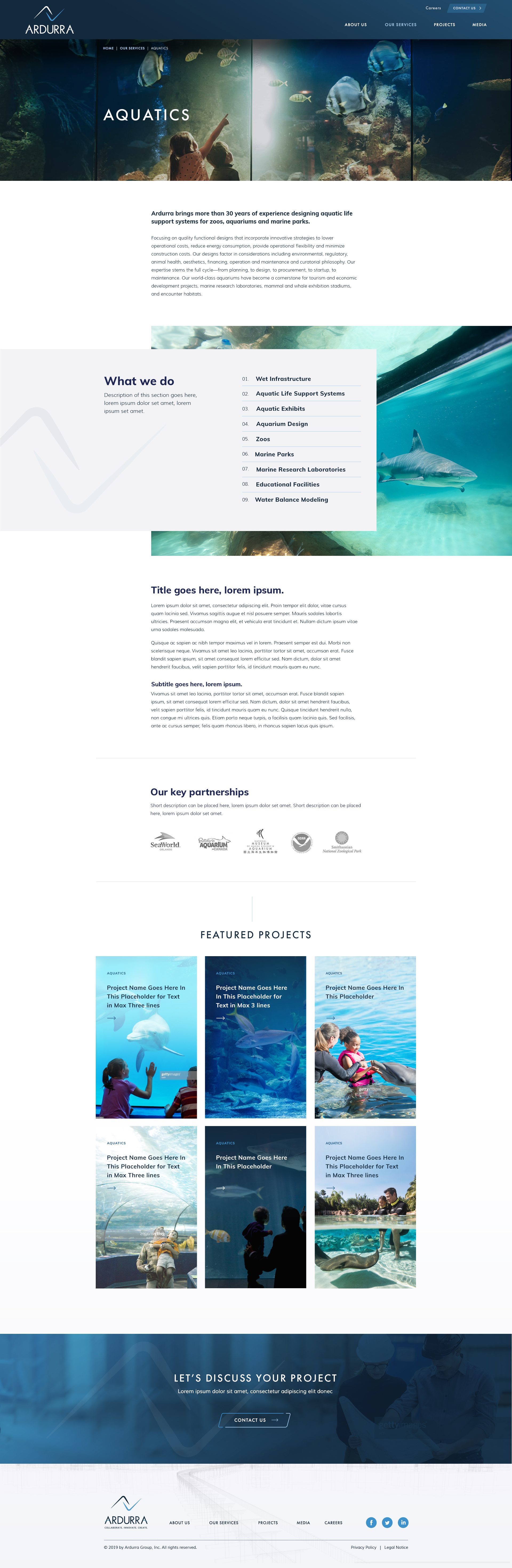 Ardurra service detail page redesign