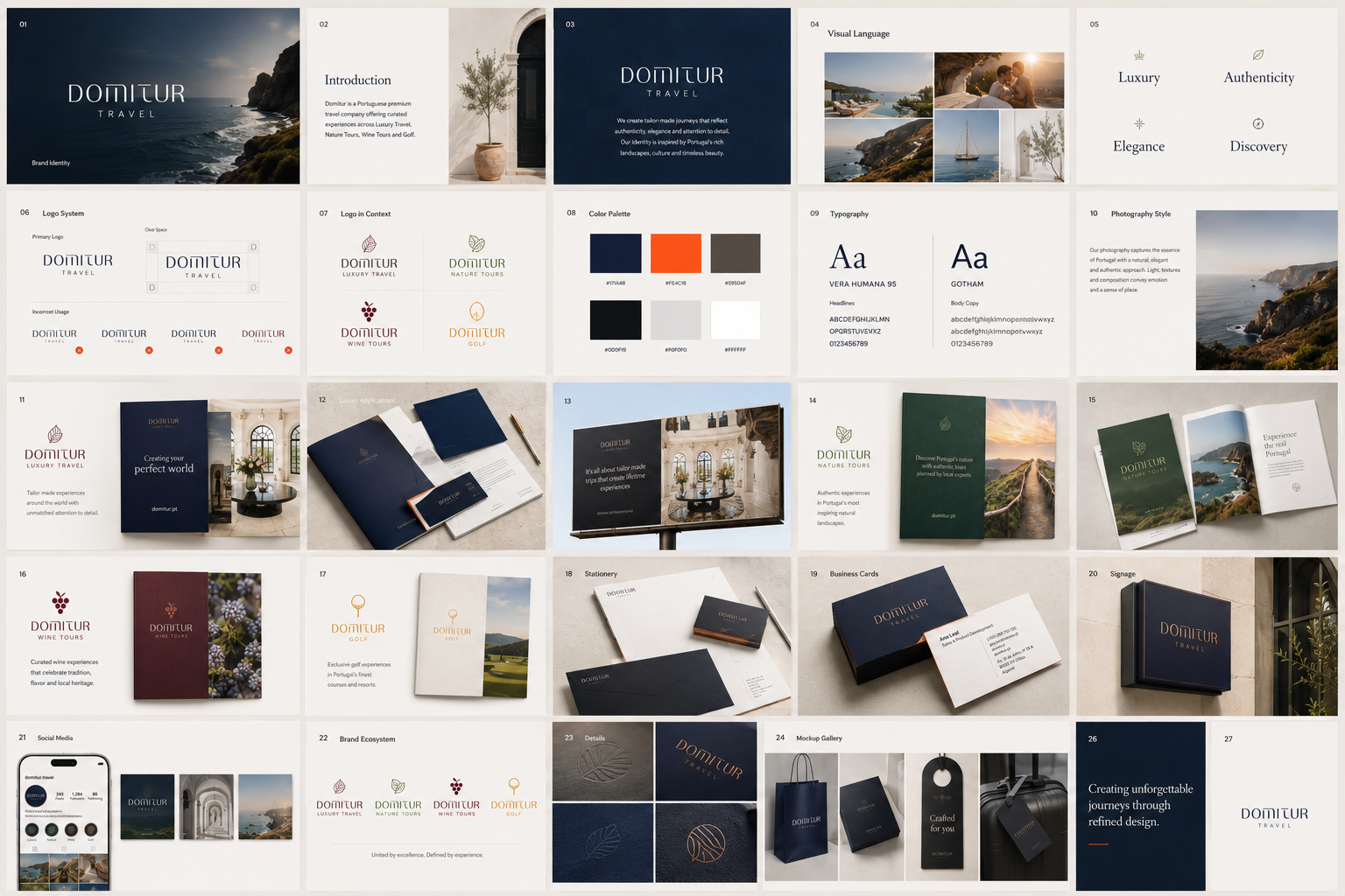 Domitur brand application
