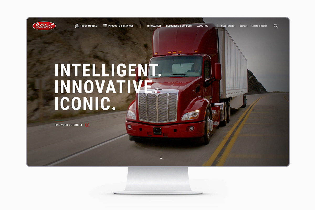 Peterbilt product page