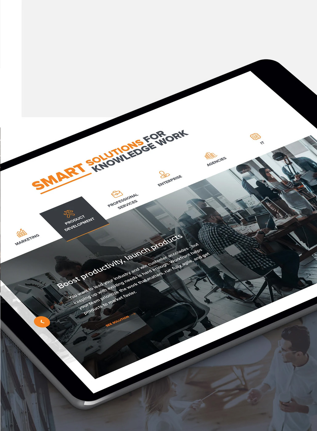 Workfront product page