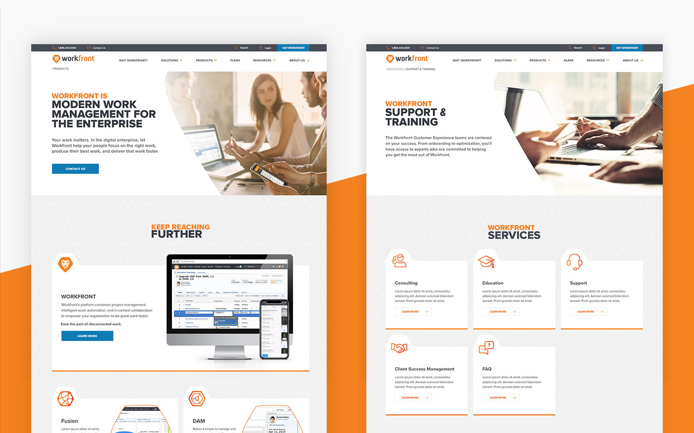 Workfront responsive design